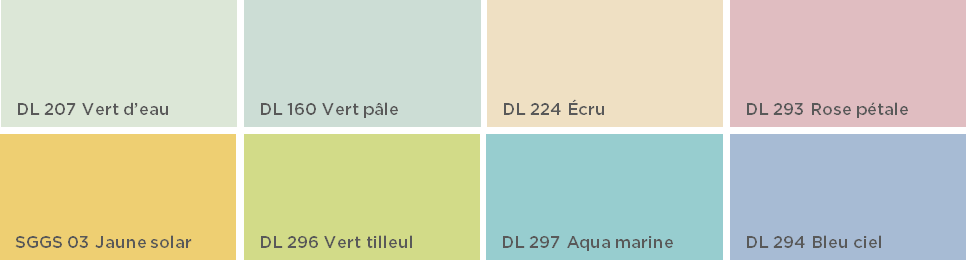 Nuancier verre laqué - Miroiterie Toulouse